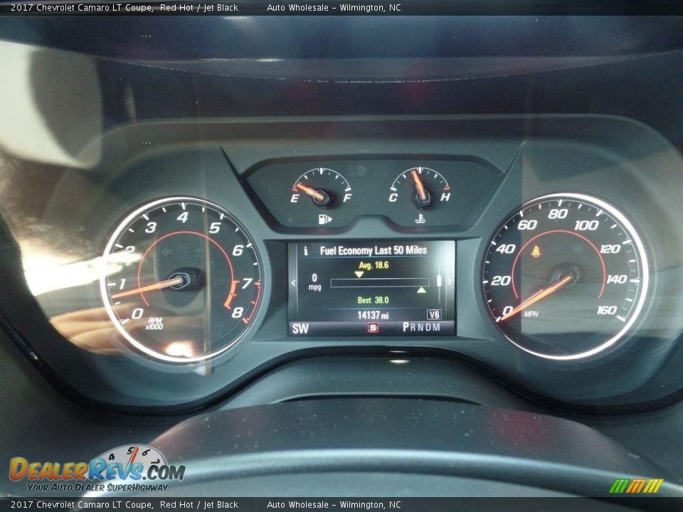 2017 Chevrolet Camaro LT Coupe Red Hot / Jet Black Photo #16