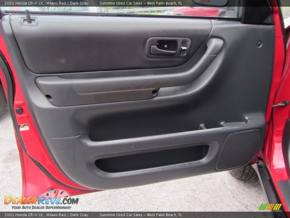 2001 Honda CR-V LX Milano Red / Dark Gray Photo #9