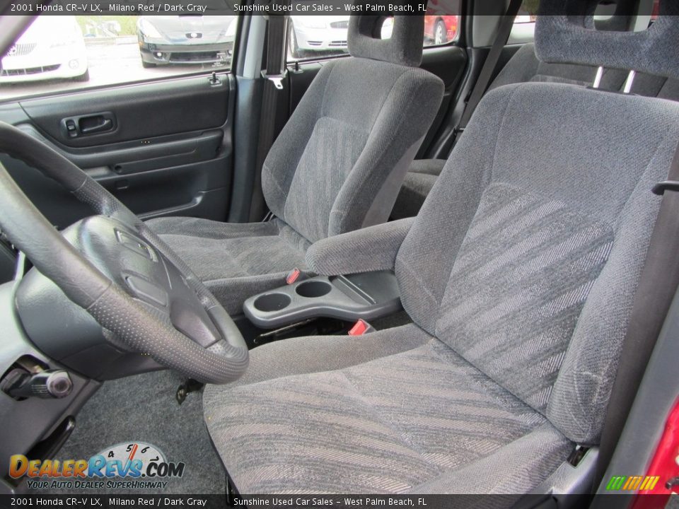 2001 Honda CR-V LX Milano Red / Dark Gray Photo #11