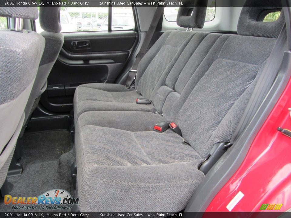 2001 Honda CR-V LX Milano Red / Dark Gray Photo #13
