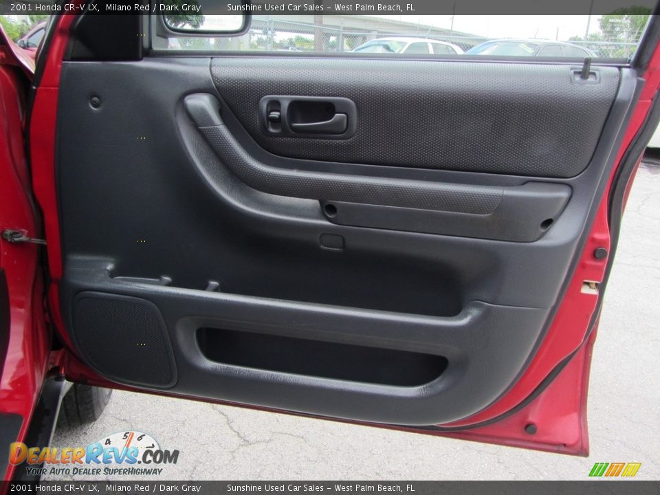 2001 Honda CR-V LX Milano Red / Dark Gray Photo #14