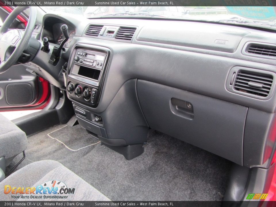 2001 Honda CR-V LX Milano Red / Dark Gray Photo #15