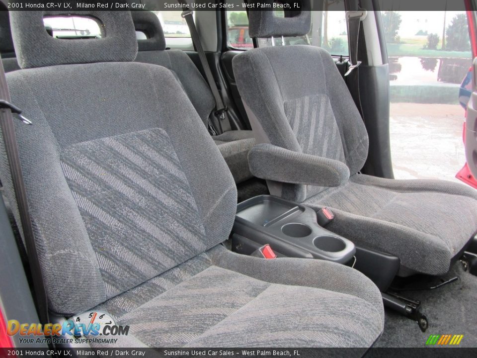 2001 Honda CR-V LX Milano Red / Dark Gray Photo #16