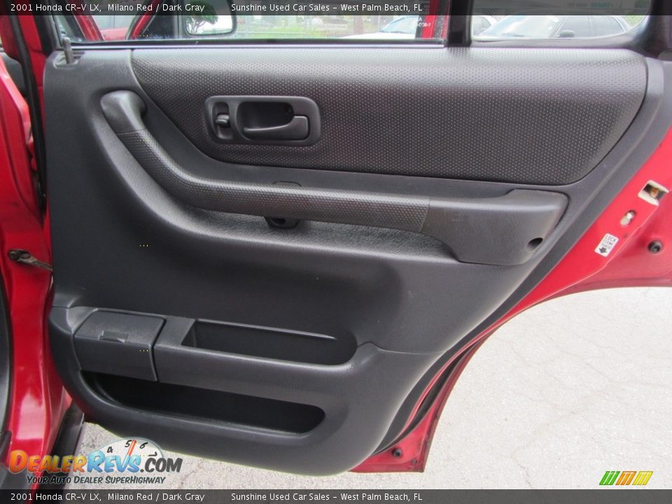2001 Honda CR-V LX Milano Red / Dark Gray Photo #17