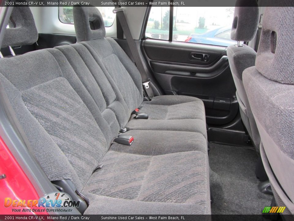 2001 Honda CR-V LX Milano Red / Dark Gray Photo #18