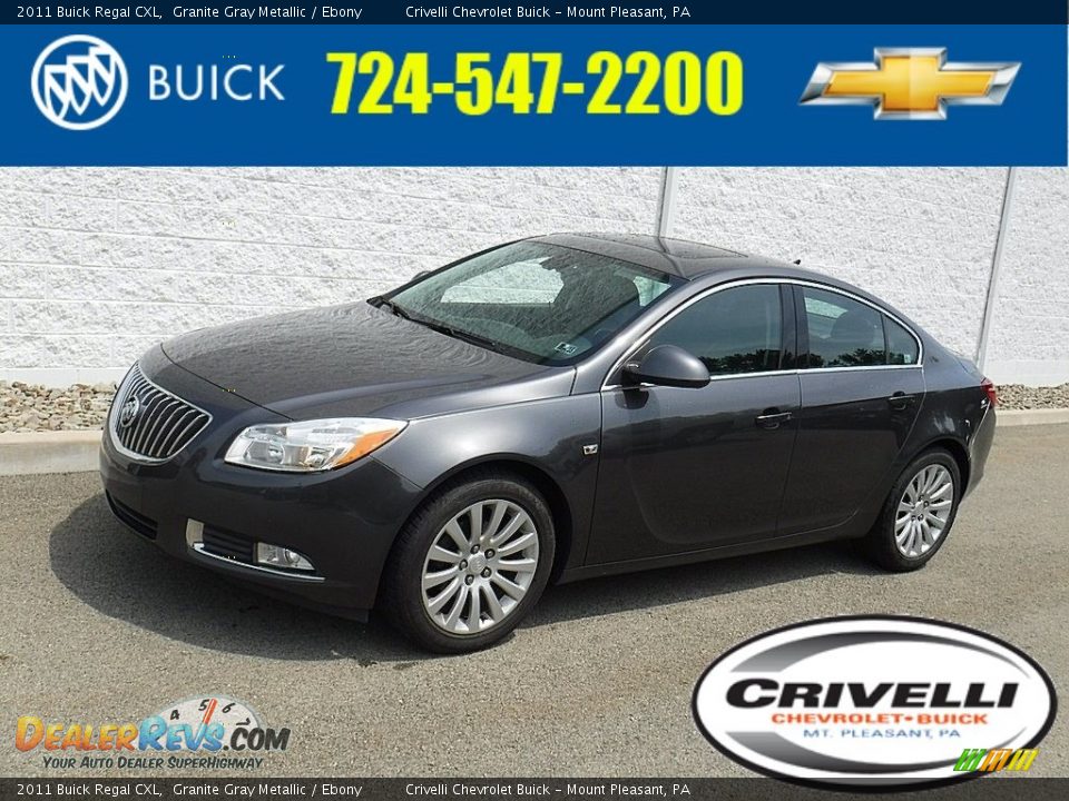 2011 Buick Regal CXL Granite Gray Metallic / Ebony Photo #1