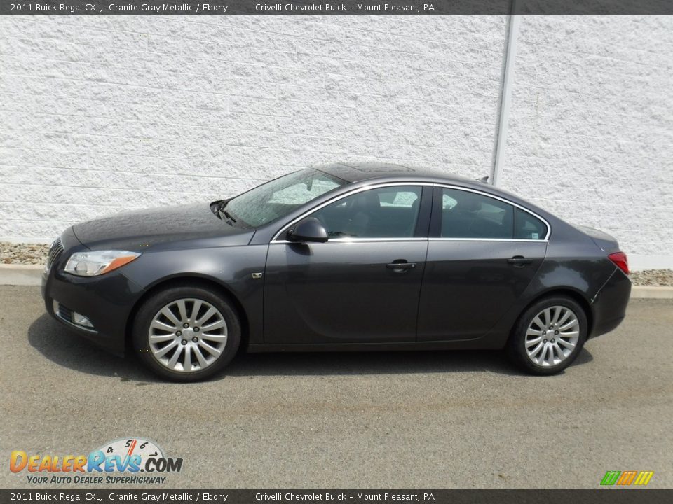 2011 Buick Regal CXL Granite Gray Metallic / Ebony Photo #2