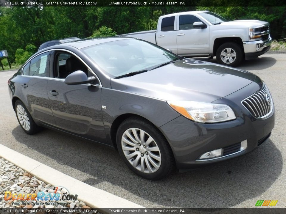 2011 Buick Regal CXL Granite Gray Metallic / Ebony Photo #5