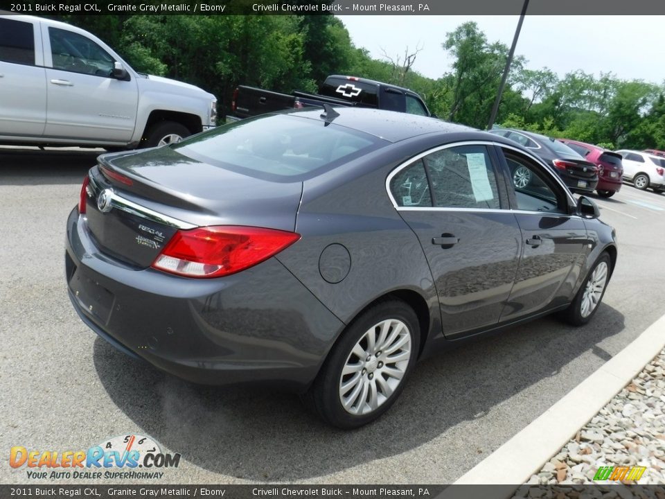 2011 Buick Regal CXL Granite Gray Metallic / Ebony Photo #6
