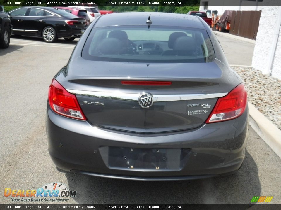 2011 Buick Regal CXL Granite Gray Metallic / Ebony Photo #7