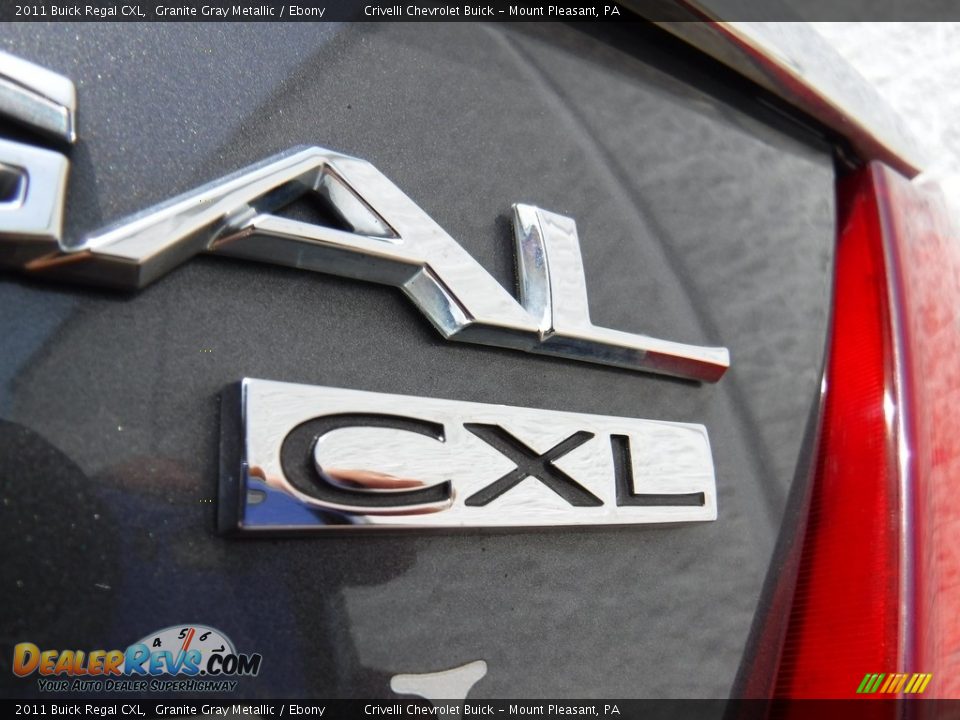 2011 Buick Regal CXL Granite Gray Metallic / Ebony Photo #9