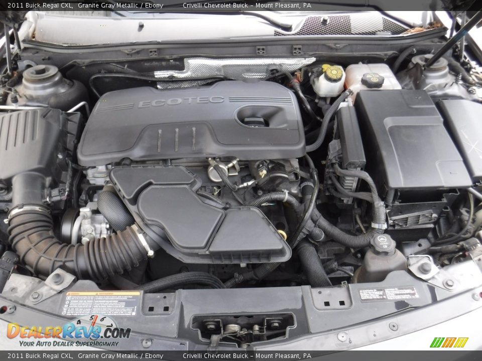 2011 Buick Regal CXL Granite Gray Metallic / Ebony Photo #10