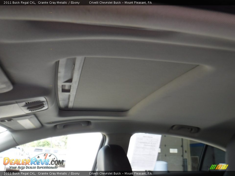 2011 Buick Regal CXL Granite Gray Metallic / Ebony Photo #11
