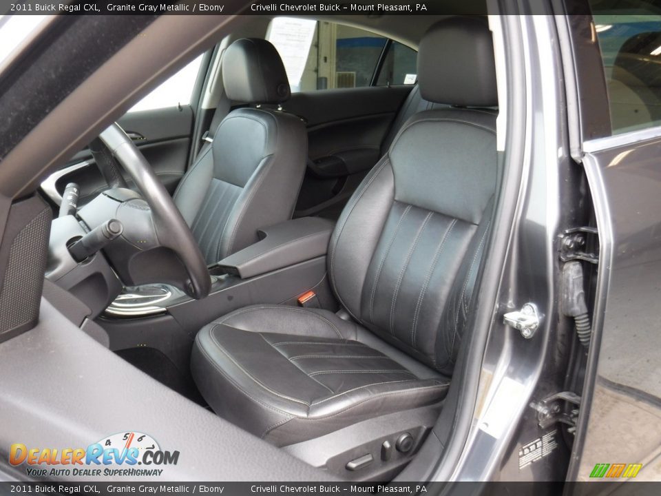 2011 Buick Regal CXL Granite Gray Metallic / Ebony Photo #14