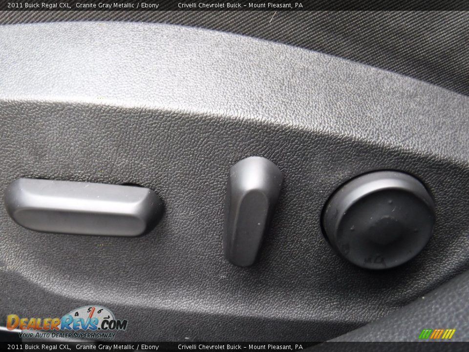 2011 Buick Regal CXL Granite Gray Metallic / Ebony Photo #15