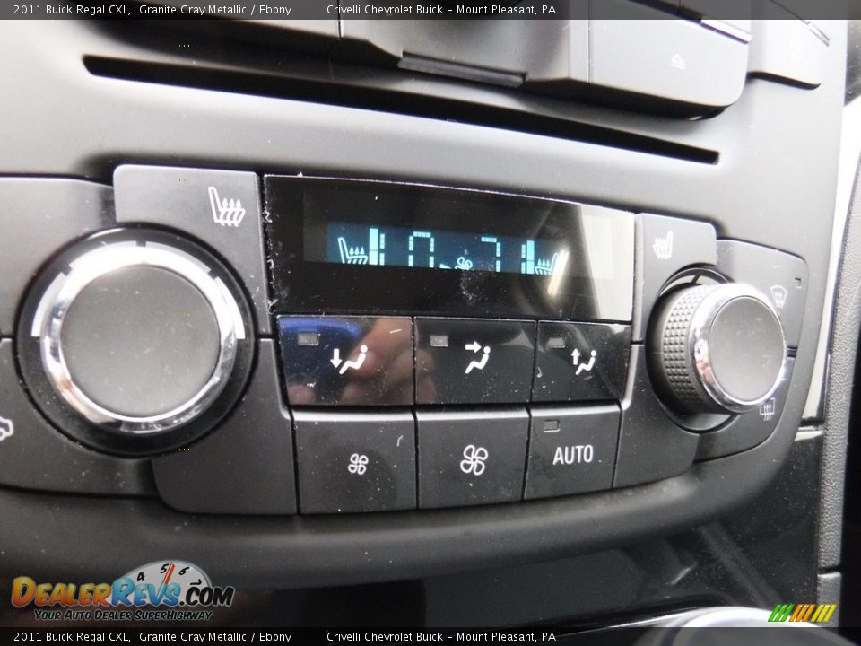 2011 Buick Regal CXL Granite Gray Metallic / Ebony Photo #17
