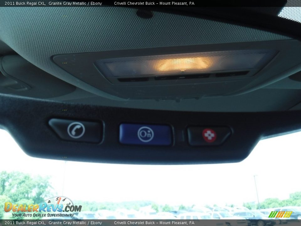 2011 Buick Regal CXL Granite Gray Metallic / Ebony Photo #22