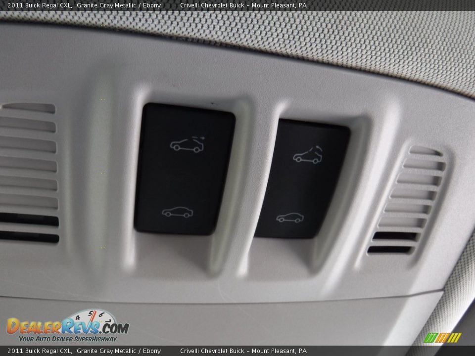 2011 Buick Regal CXL Granite Gray Metallic / Ebony Photo #23