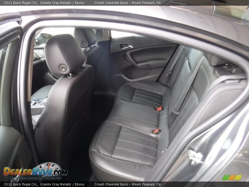 2011 Buick Regal CXL Granite Gray Metallic / Ebony Photo #24