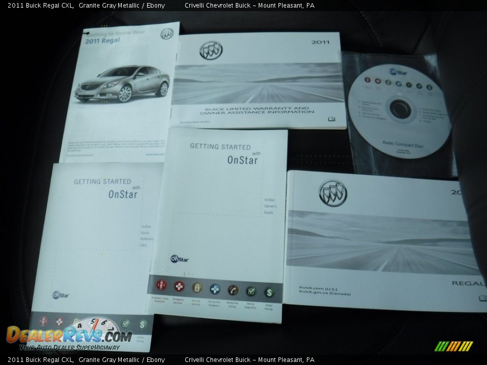 2011 Buick Regal CXL Granite Gray Metallic / Ebony Photo #27