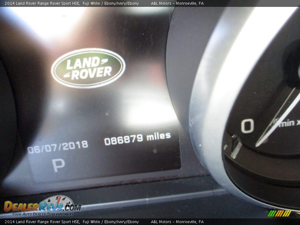 2014 Land Rover Range Rover Sport HSE Fuji White / Ebony/Ivory/Ebony Photo #20