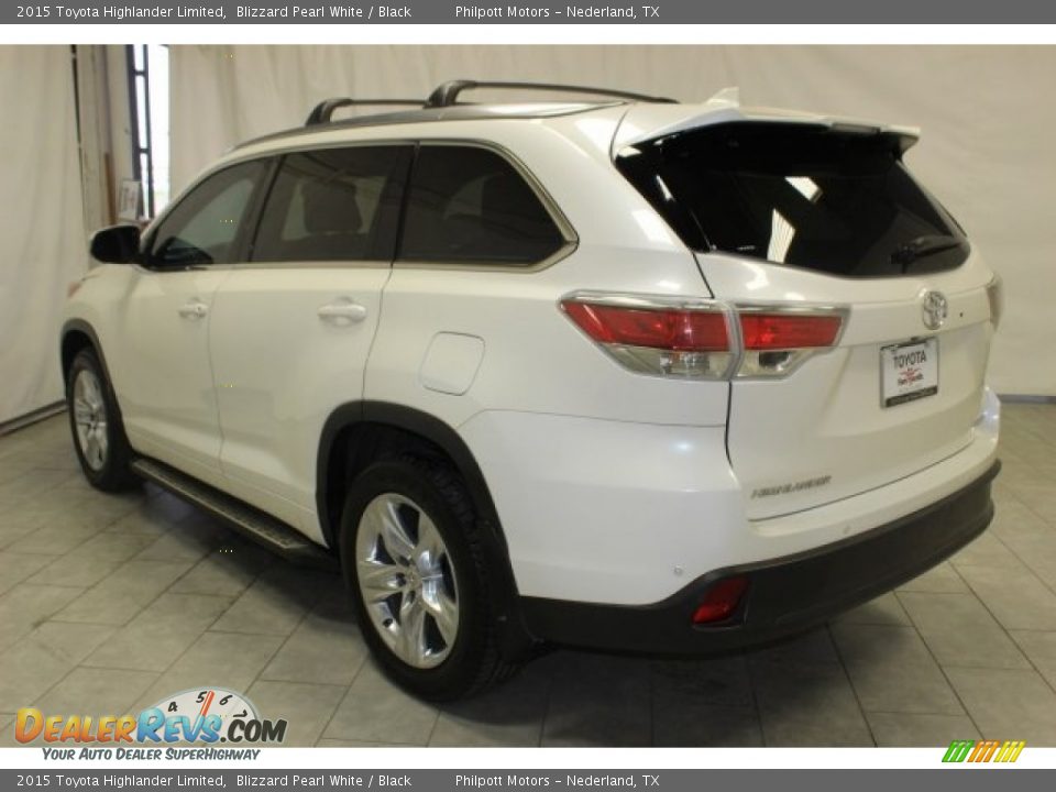2015 Toyota Highlander Limited Blizzard Pearl White / Black Photo #7