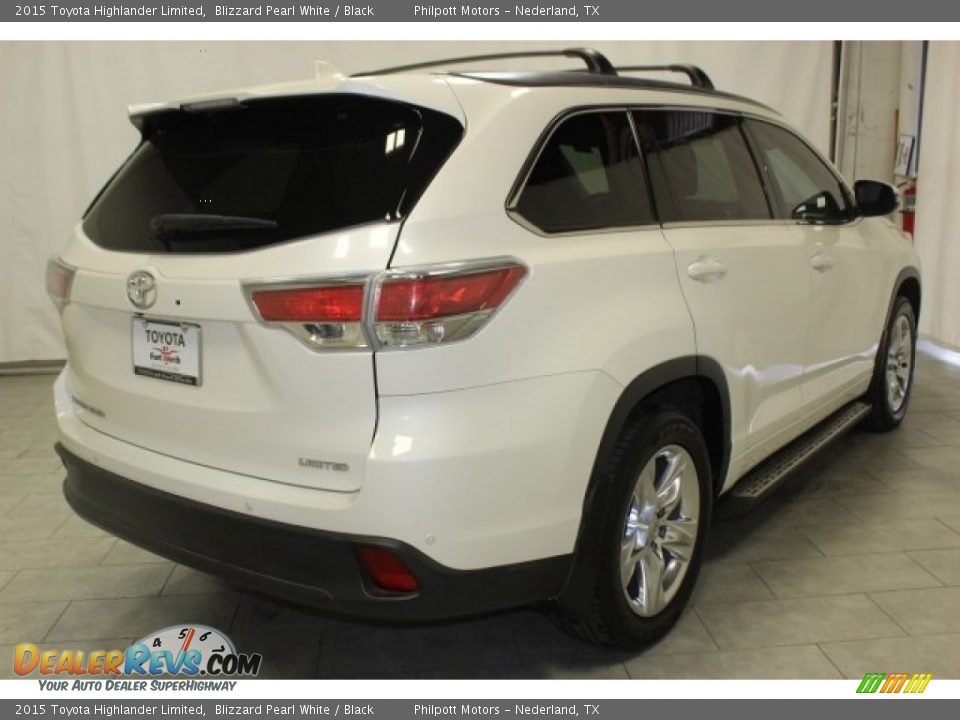 2015 Toyota Highlander Limited Blizzard Pearl White / Black Photo #9