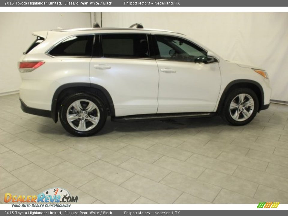 2015 Toyota Highlander Limited Blizzard Pearl White / Black Photo #11