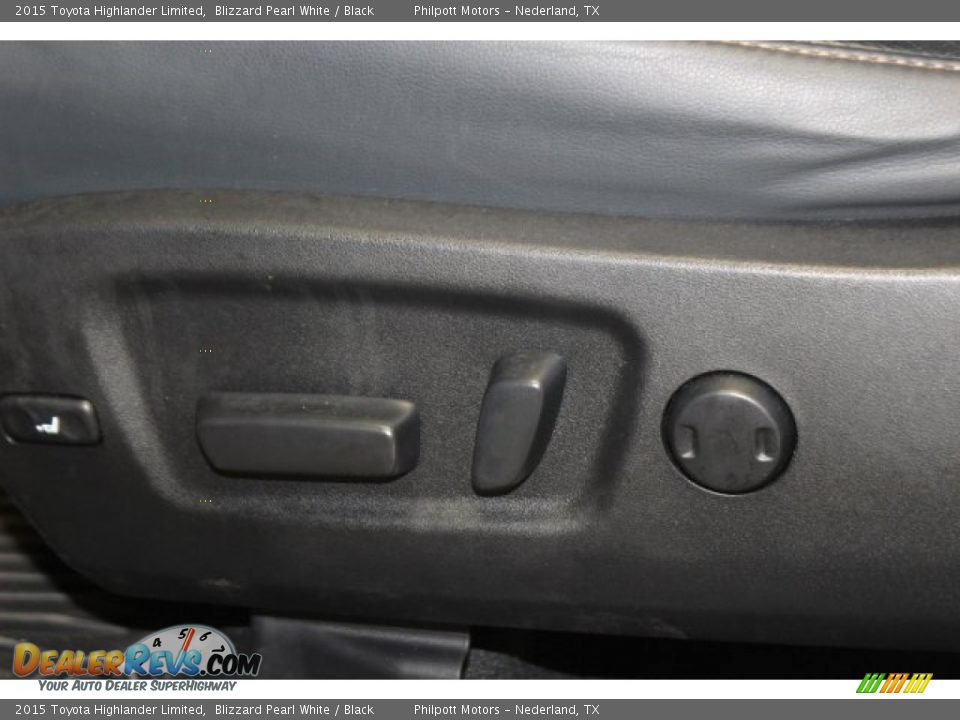 2015 Toyota Highlander Limited Blizzard Pearl White / Black Photo #16