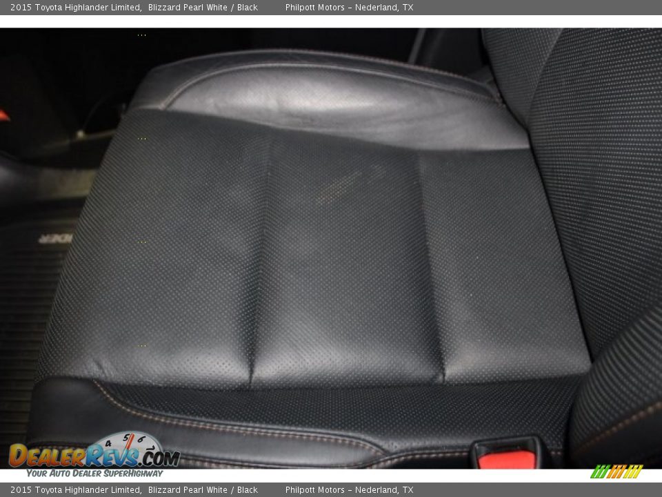 2015 Toyota Highlander Limited Blizzard Pearl White / Black Photo #18