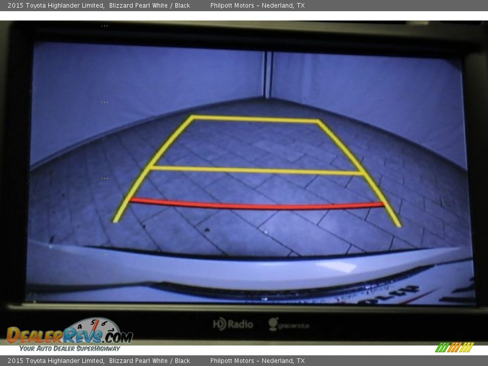 2015 Toyota Highlander Limited Blizzard Pearl White / Black Photo #24