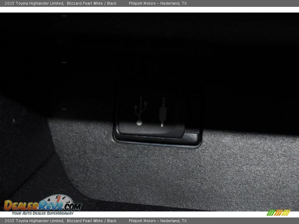 2015 Toyota Highlander Limited Blizzard Pearl White / Black Photo #25