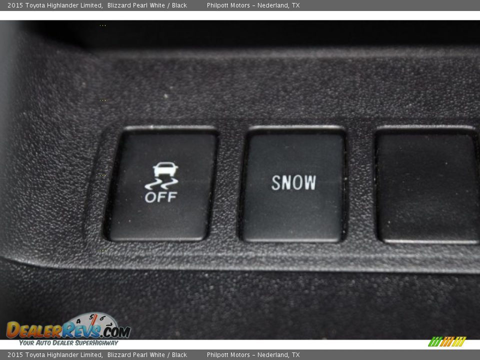 2015 Toyota Highlander Limited Blizzard Pearl White / Black Photo #26