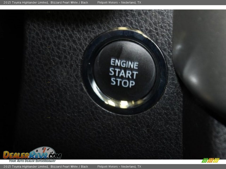 2015 Toyota Highlander Limited Blizzard Pearl White / Black Photo #28