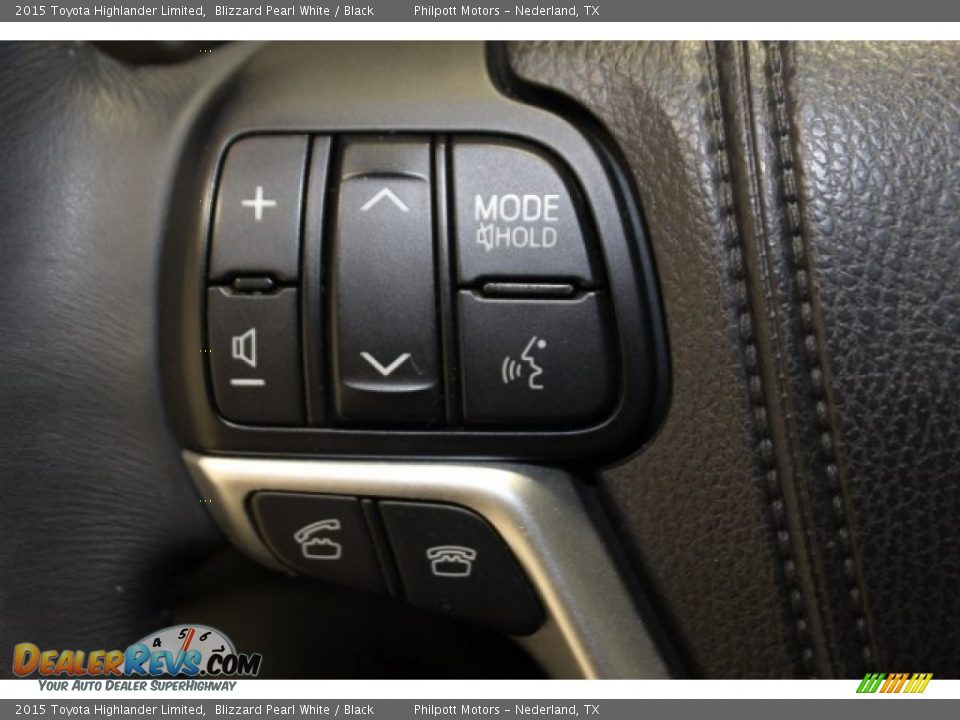 2015 Toyota Highlander Limited Blizzard Pearl White / Black Photo #31