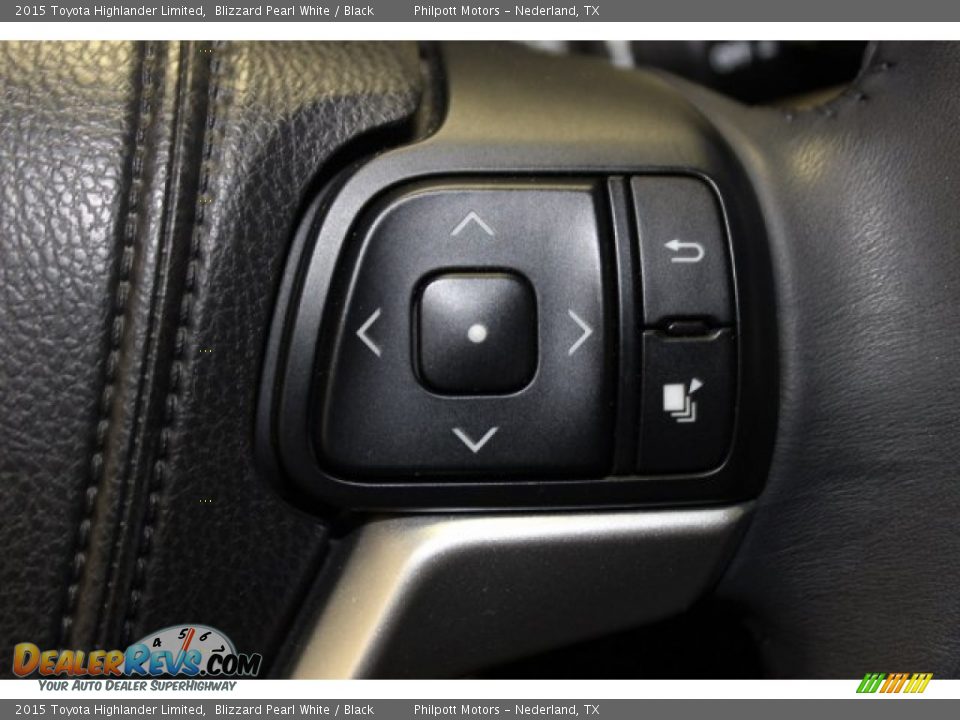 2015 Toyota Highlander Limited Blizzard Pearl White / Black Photo #32