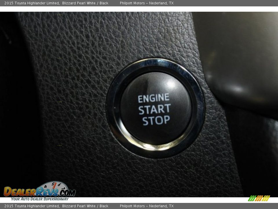 2015 Toyota Highlander Limited Blizzard Pearl White / Black Photo #34