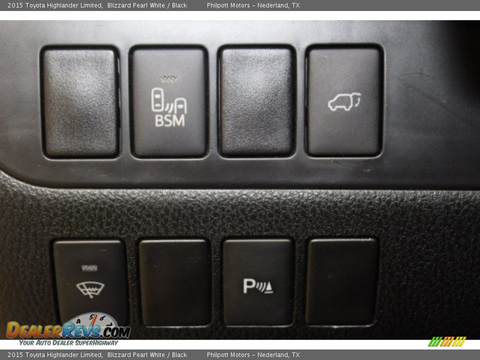 2015 Toyota Highlander Limited Blizzard Pearl White / Black Photo #36