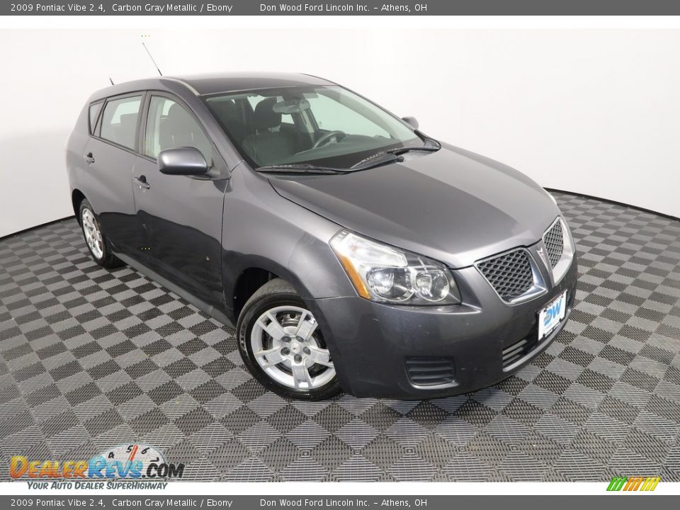 2009 Pontiac Vibe 2.4 Carbon Gray Metallic / Ebony Photo #2