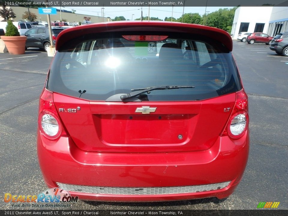 2011 Chevrolet Aveo Aveo5 LT Sport Red / Charcoal Photo #6
