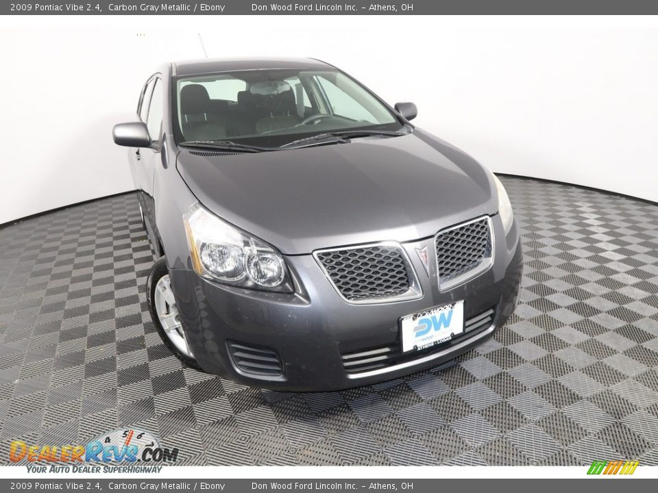 2009 Pontiac Vibe 2.4 Carbon Gray Metallic / Ebony Photo #3