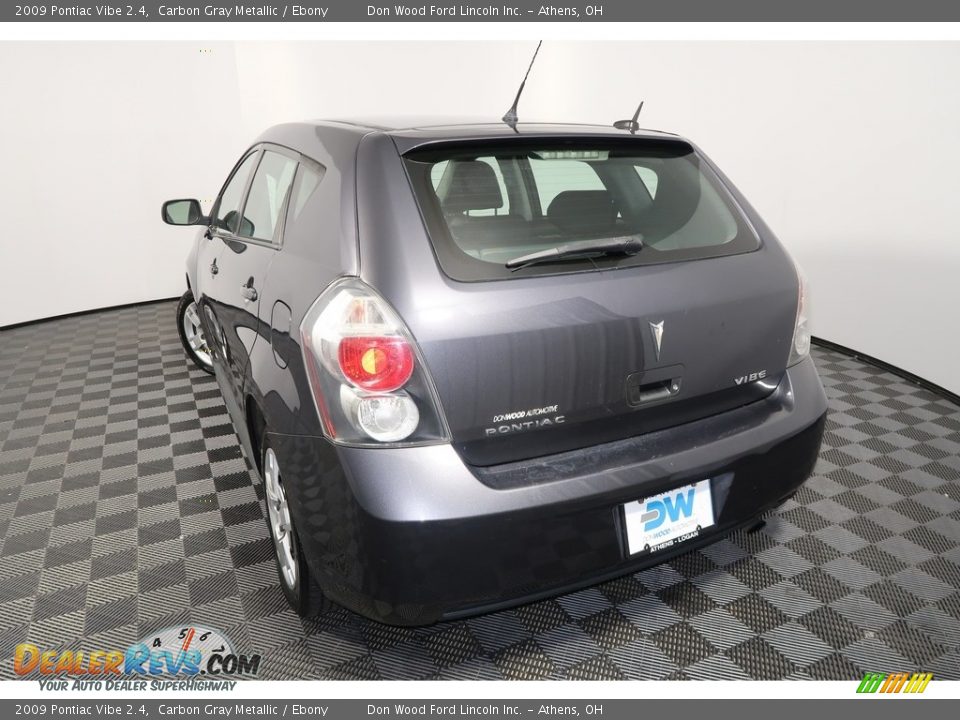 2009 Pontiac Vibe 2.4 Carbon Gray Metallic / Ebony Photo #8