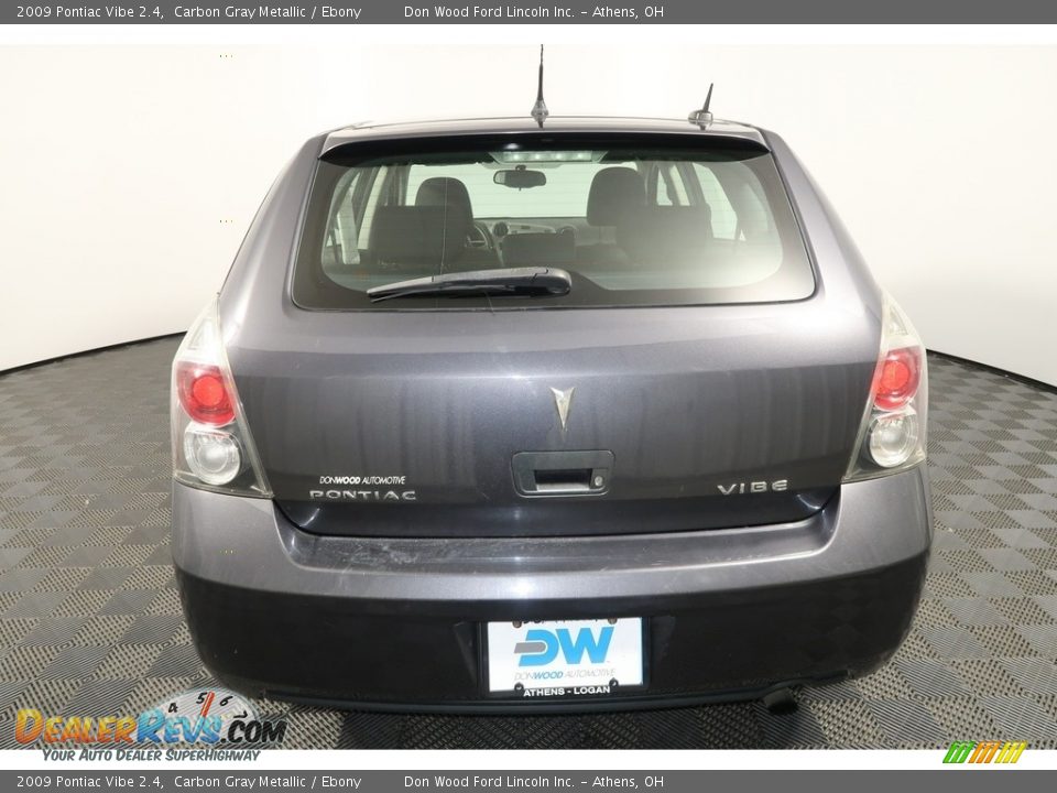 2009 Pontiac Vibe 2.4 Carbon Gray Metallic / Ebony Photo #9