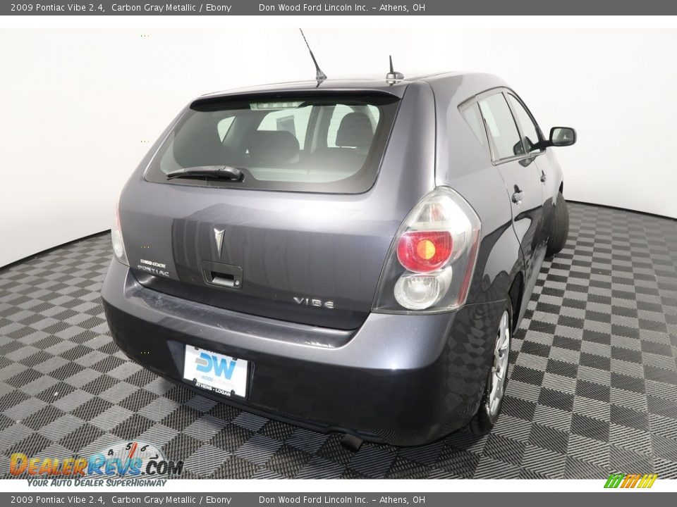 2009 Pontiac Vibe 2.4 Carbon Gray Metallic / Ebony Photo #10