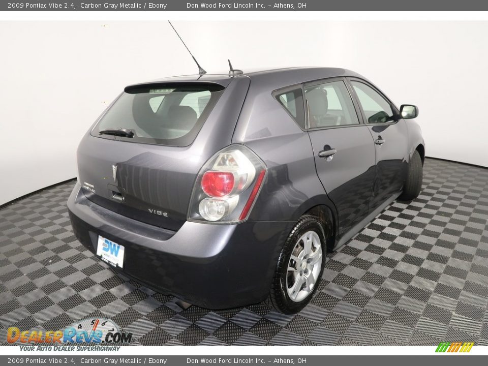 2009 Pontiac Vibe 2.4 Carbon Gray Metallic / Ebony Photo #11