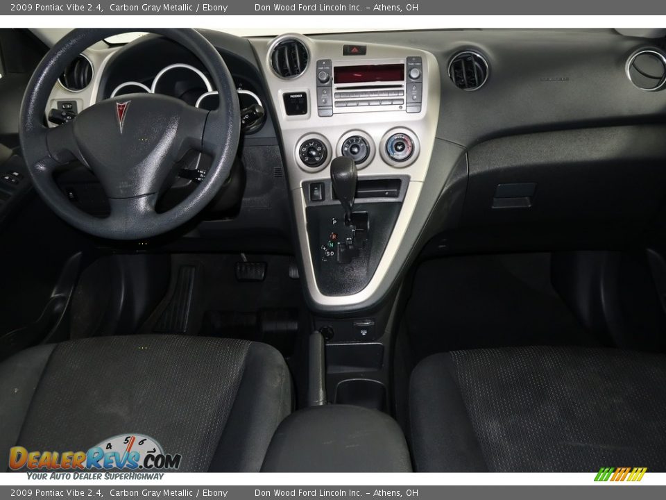 2009 Pontiac Vibe 2.4 Carbon Gray Metallic / Ebony Photo #12