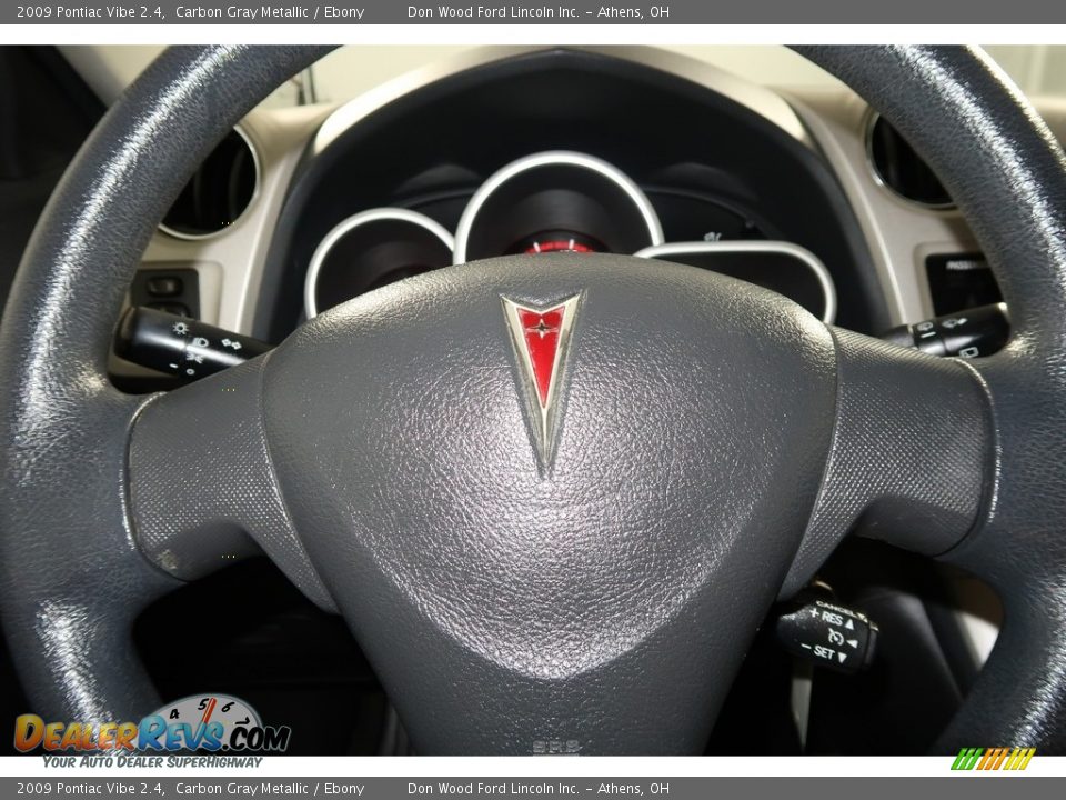2009 Pontiac Vibe 2.4 Carbon Gray Metallic / Ebony Photo #13