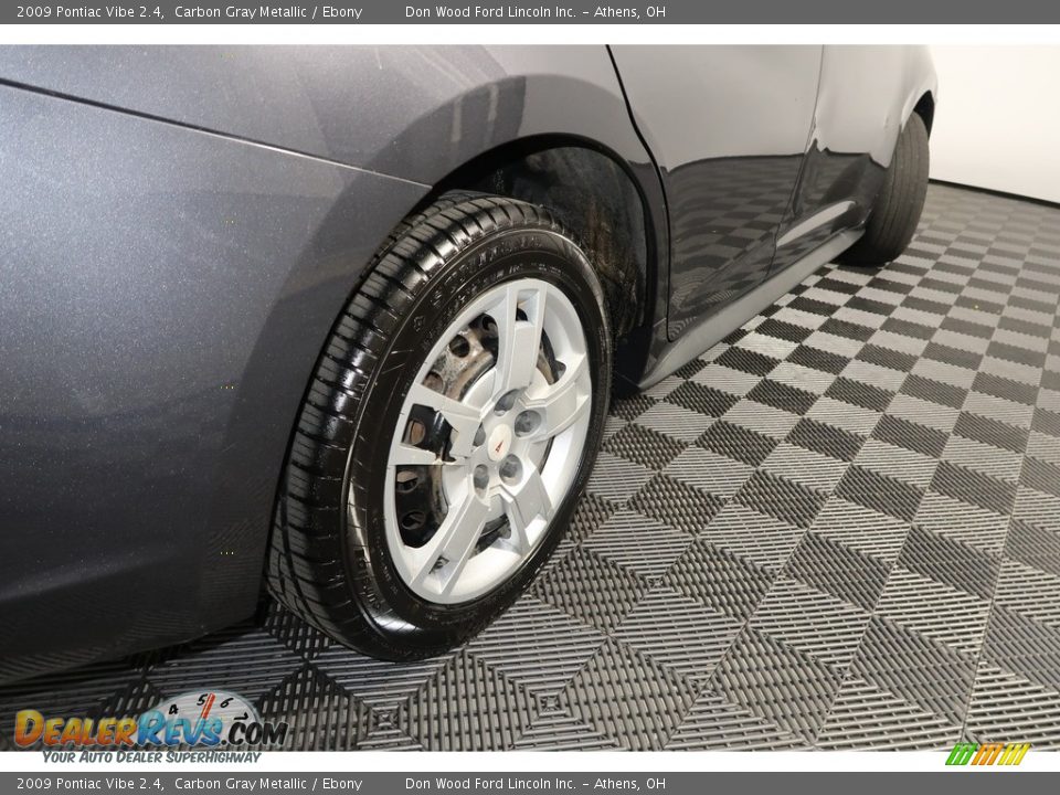 2009 Pontiac Vibe 2.4 Carbon Gray Metallic / Ebony Photo #19