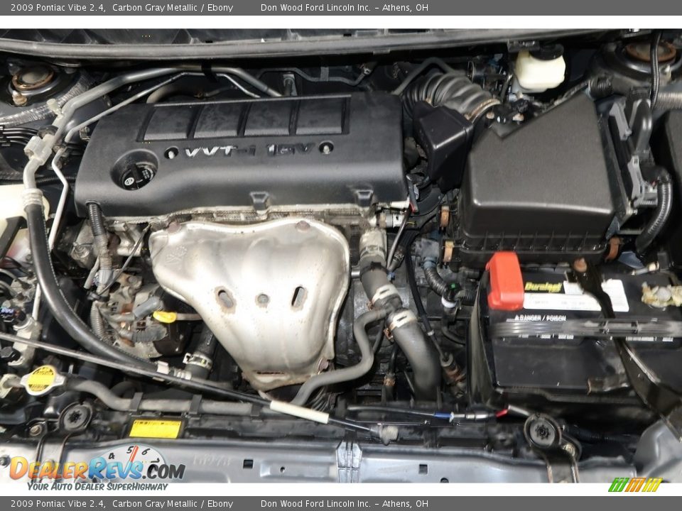 2009 Pontiac Vibe 2.4 Carbon Gray Metallic / Ebony Photo #22