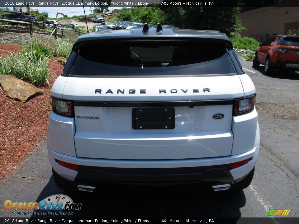 2018 Land Rover Range Rover Evoque Landmark Edition Yulong White / Ebony Photo #7